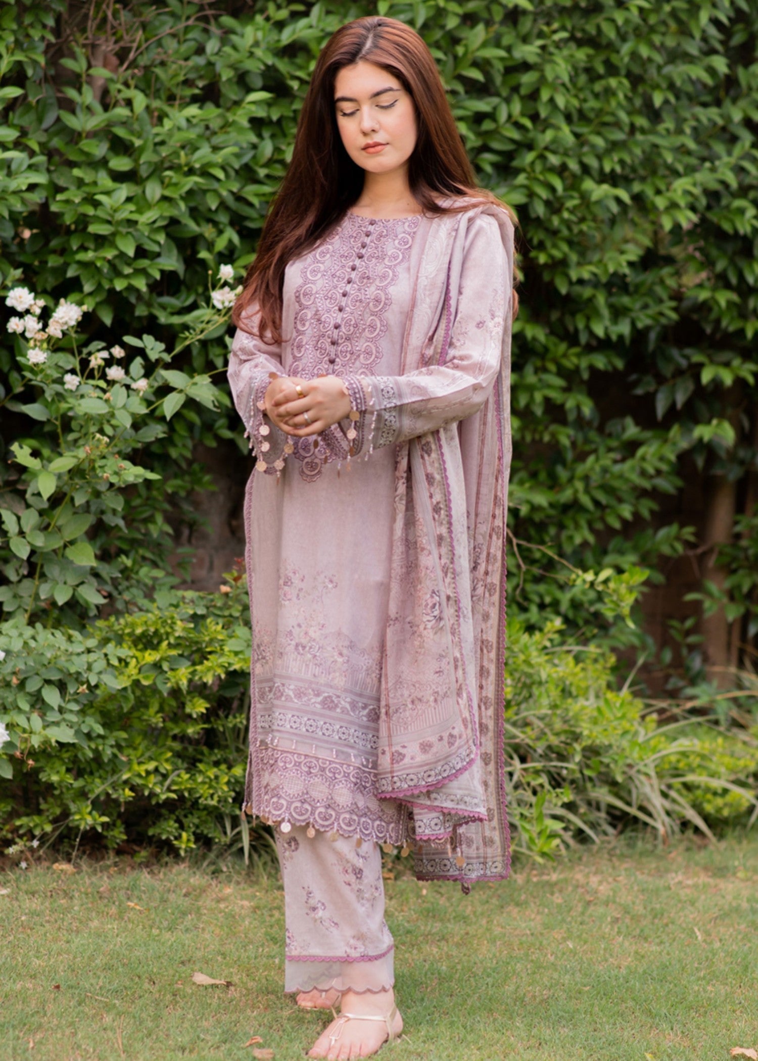 Libaas By Umairnawaz D# 09 Lilac Women 3pcs
