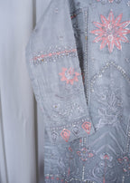 Zara Creation Kurta Set Grey Women 3pcs