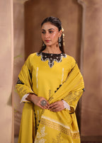 Ruby Suleiman Ratnaraj Yellow Women 3pcs