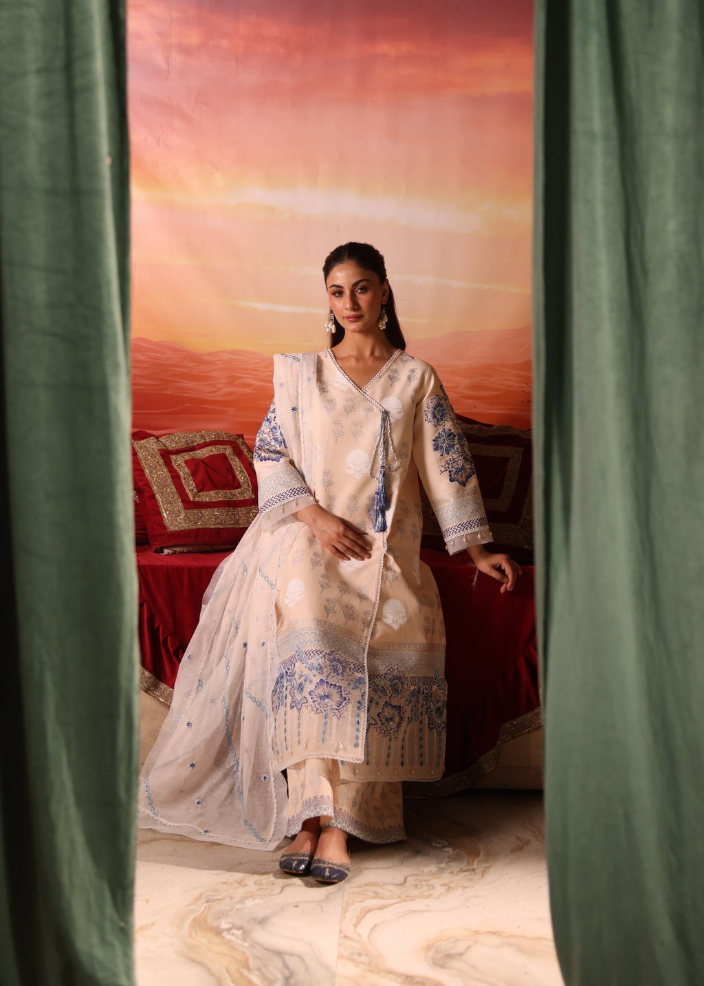 Ruby Suleiman Gilded Core Peach Women 3pcs