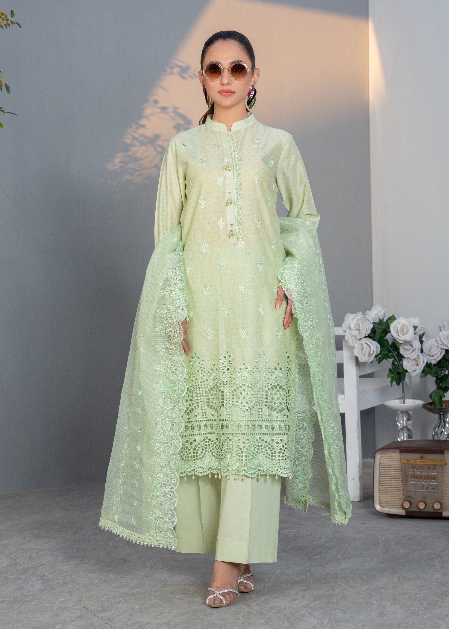 Zuri NARGIS ZC 4614 CD LIGHT GREEN Women 3pcs