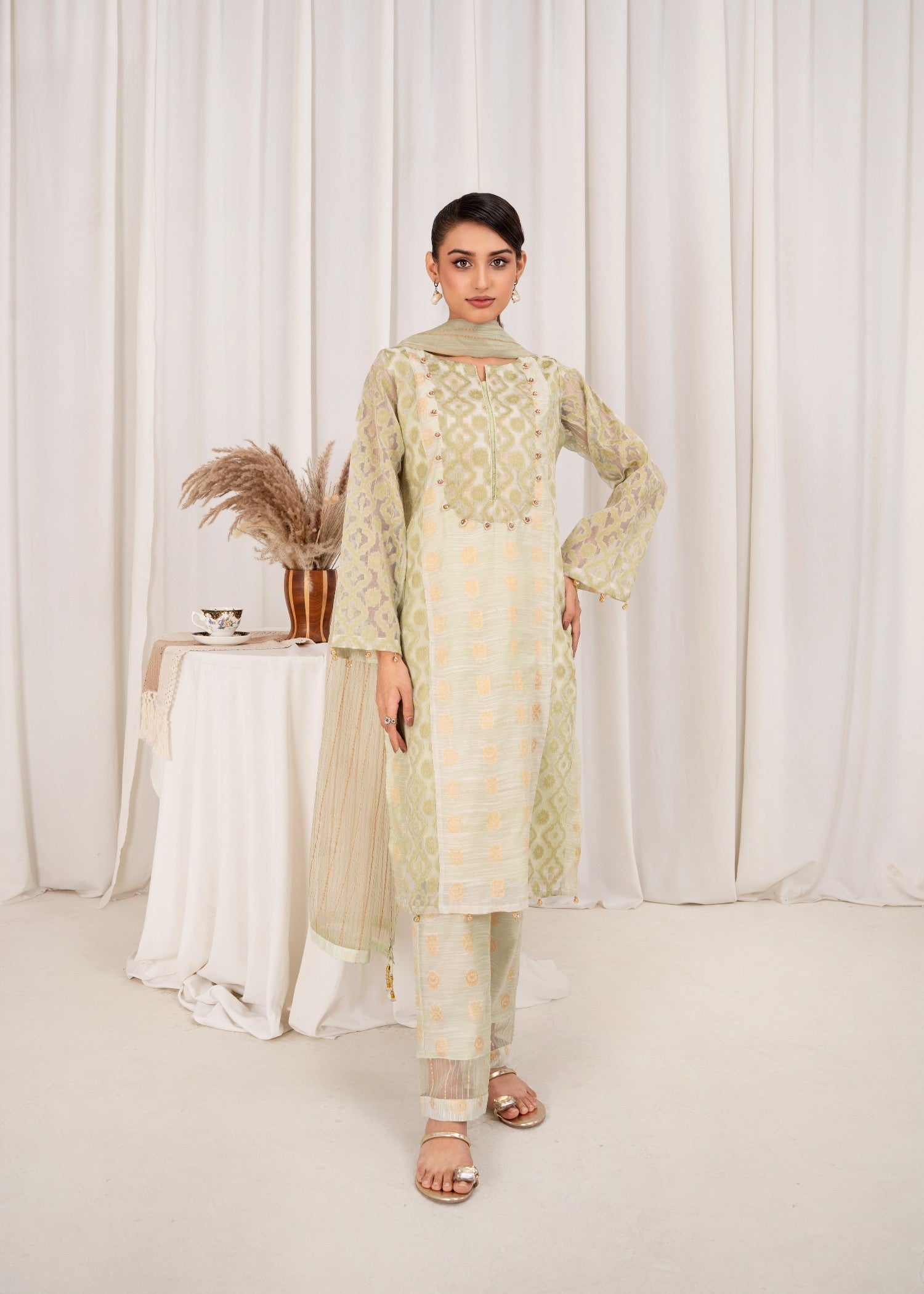Tamanna E Libas AREEJ GREEN Women 3pcs