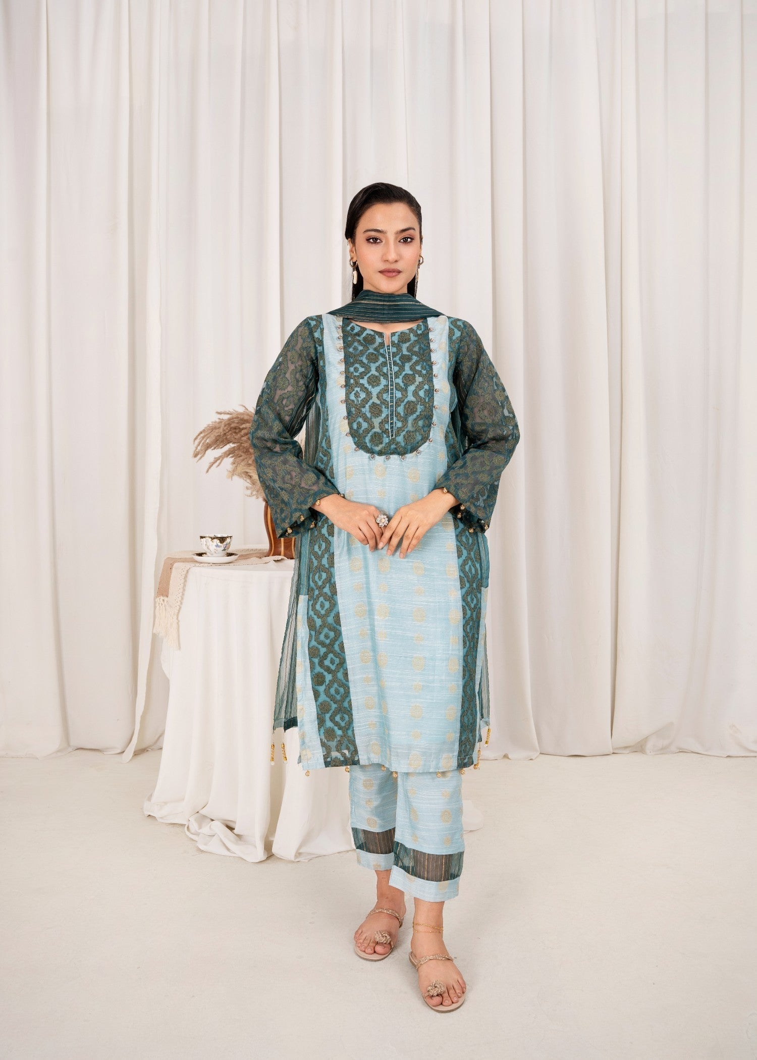 Tamanna E Libas AREEJ BLUE Women 3pcs