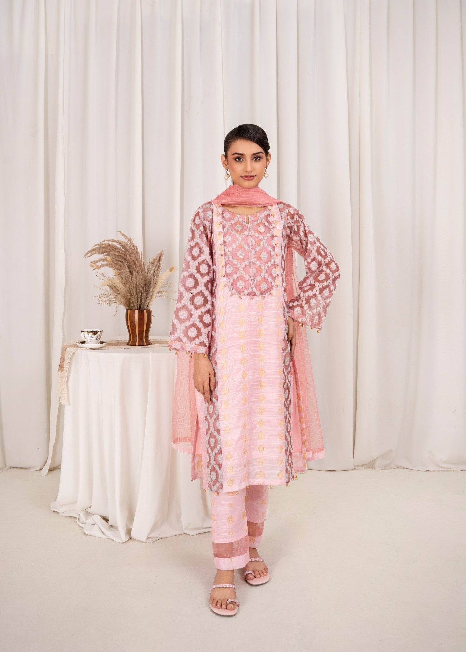 Tamanna E Libas AREEJ PINK Women 3pcs