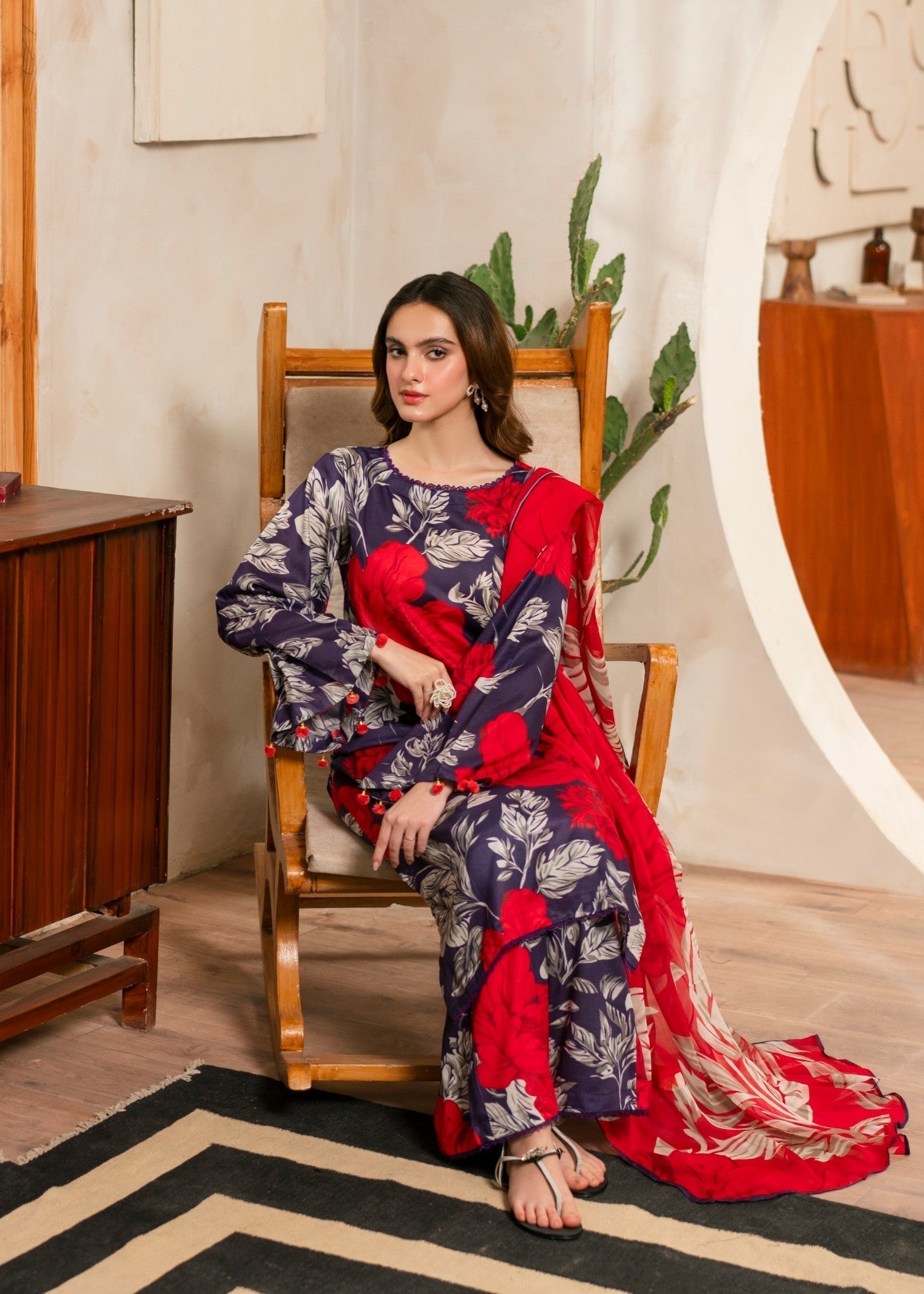 Feathers GARNET Women 3pcs