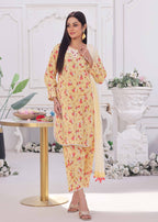 Kumash Textiles Lemon Drop Lawn Women Women 3pcs