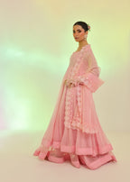 Ripret Pink Tier Pishwas Women 2pcs