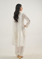 Ray Online Store White Elegance Mukesh Farshi Set Women 4pcs