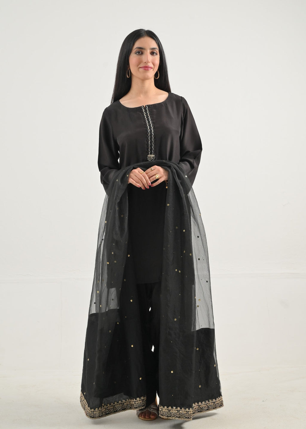 Ray Online Store Black Onyx Mukesh Farshi Set Women 3pcs