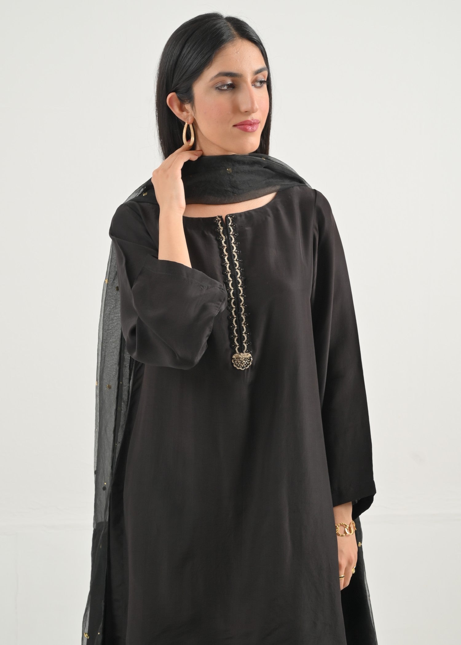 Ray Online Store Black Onyx Mukesh Farshi Set Women 3pcs