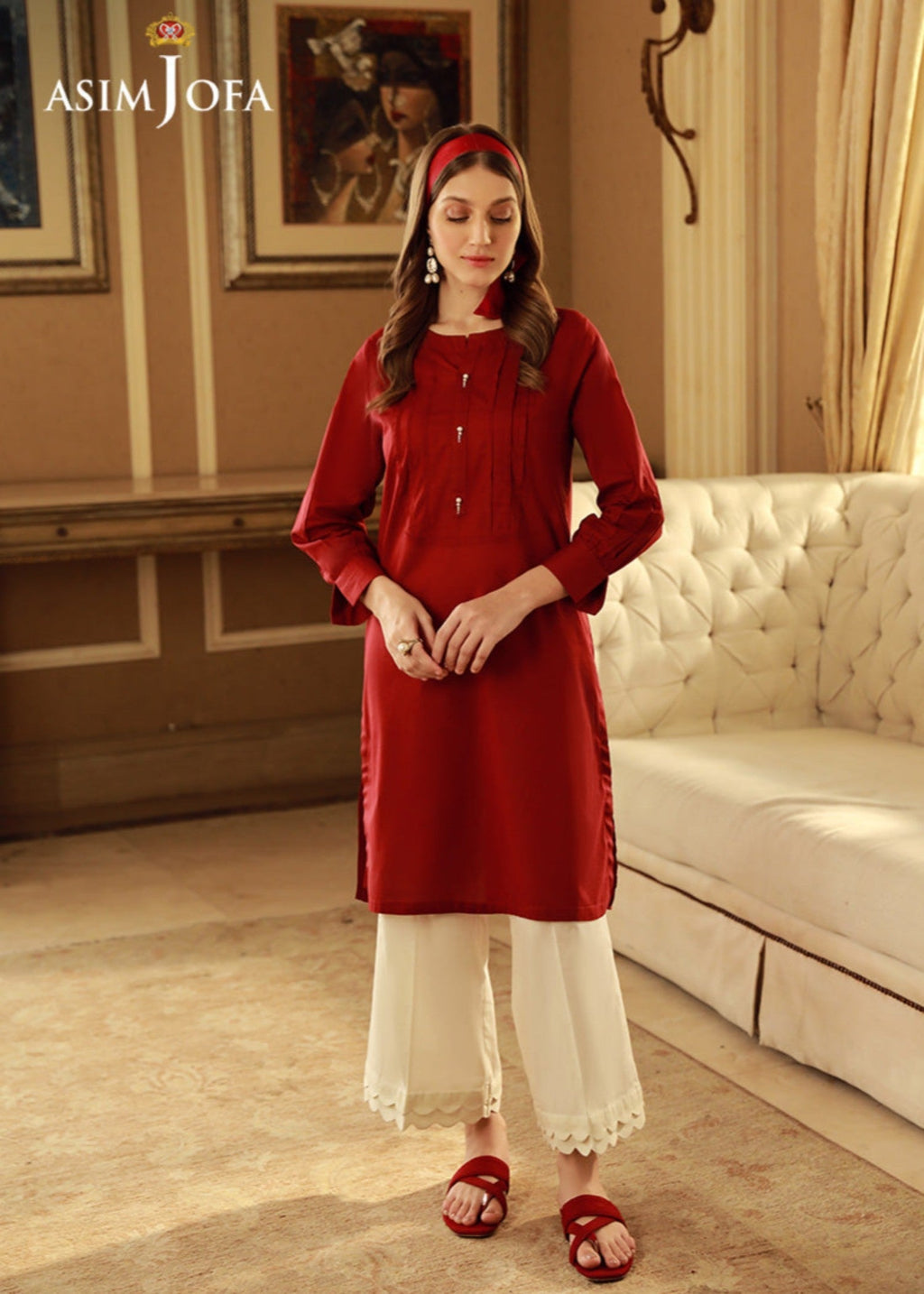 Asim Jofa AJTC 07 CAMBRIC Women 1pcs