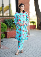 Amna Ali Nawaz Co Ord Set Lawn ZARNISH Women 2pcs