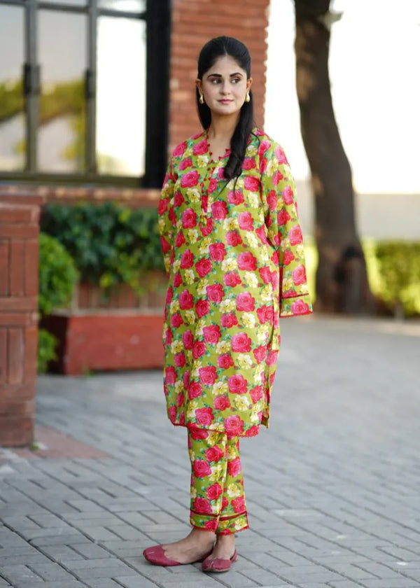 Amna Ali Nawaz Co Ord Set Lawn HIRA Women 2pcs
