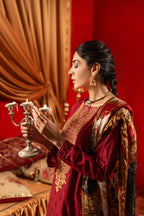 Aayra Emb Maroon Women 3pcs