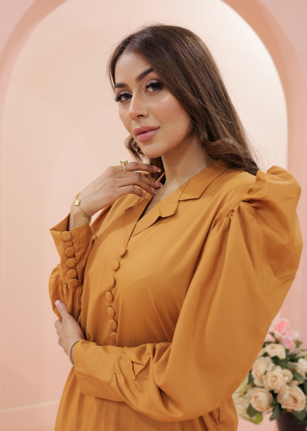 Tng (The Next Generation) Arha Co Ord Set | Mustard Women 2pcs
