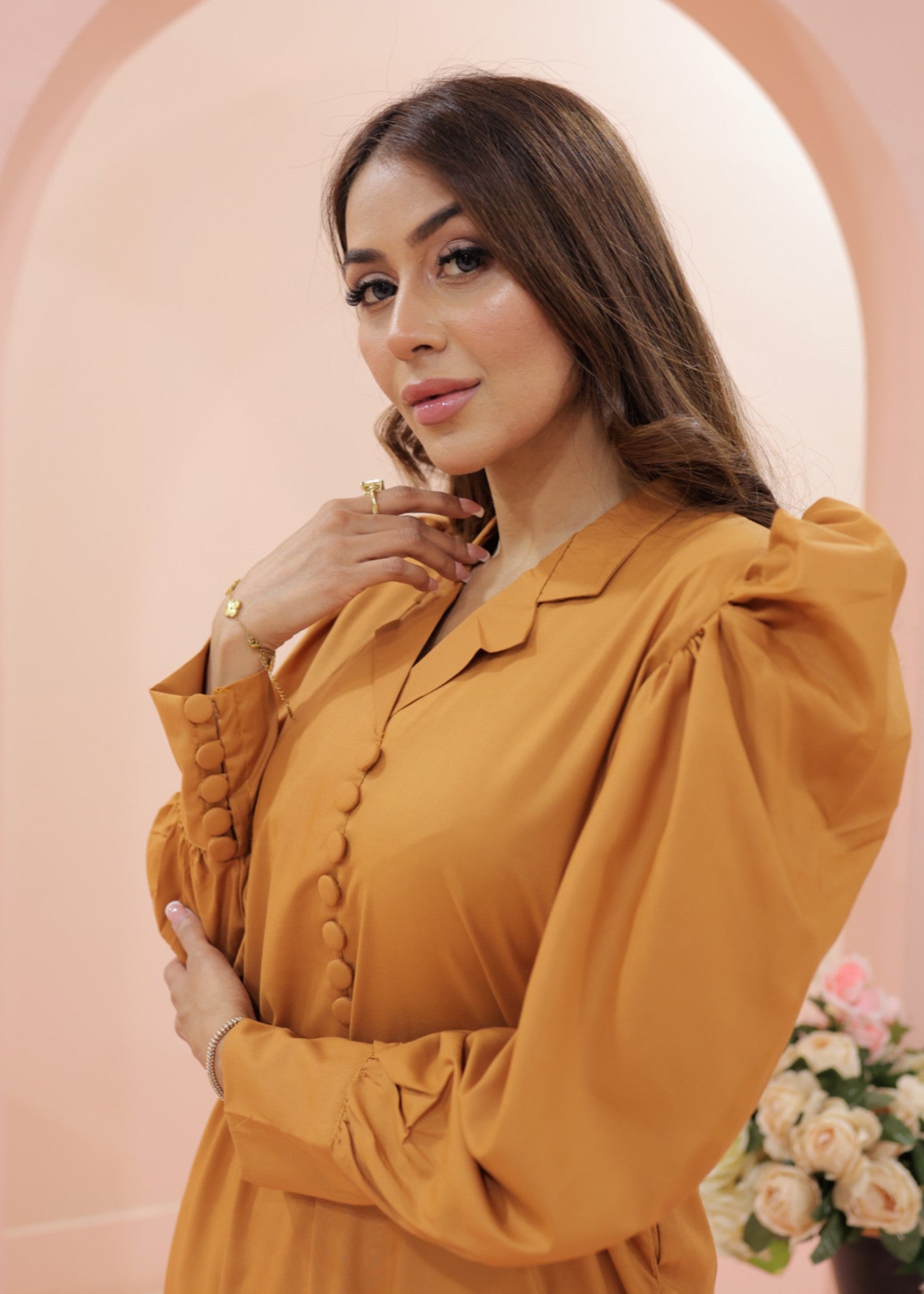 Tng (The Next Generation) Arha Co Ord Set | Mustard Women 2pcs
