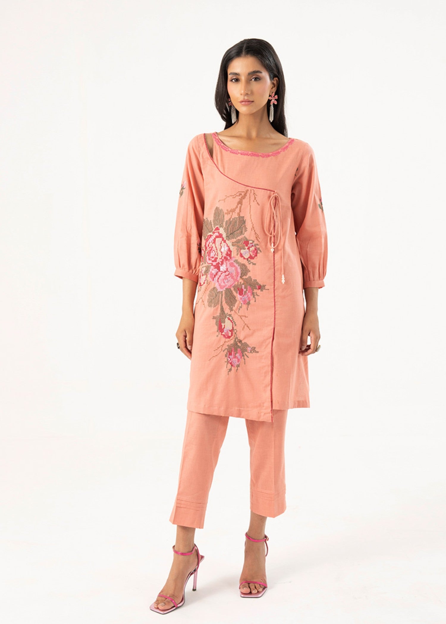 Kross Kulture Embroidered Cotton Lawn Suit Women 2pcs