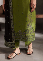 Chaudhary Arts Ezzah Lawn Embroidered dress Women 3pcs