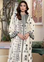 Sahibas By Mirza Nida White Women 3pcs