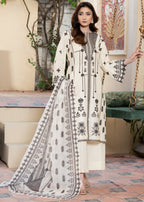 Sahibas By Mirza Nida White Women 3pcs