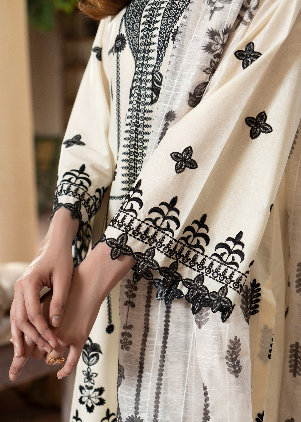 Sahibas By Mirza Nida White Women 3pcs