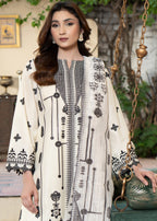 Sahibas By Mirza Nida White Women 3pcs
