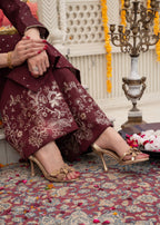 Rangoon Clothing Bazm Maroon Women 3pcs