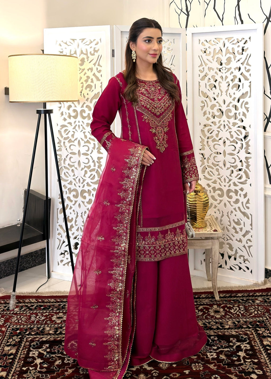 Laal Clothing Raspberry Women 3pcs