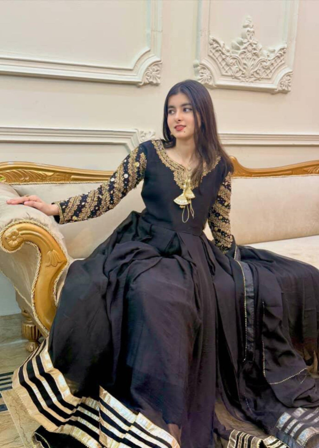 Miss & Mrs Black gota ari Women 3pcs