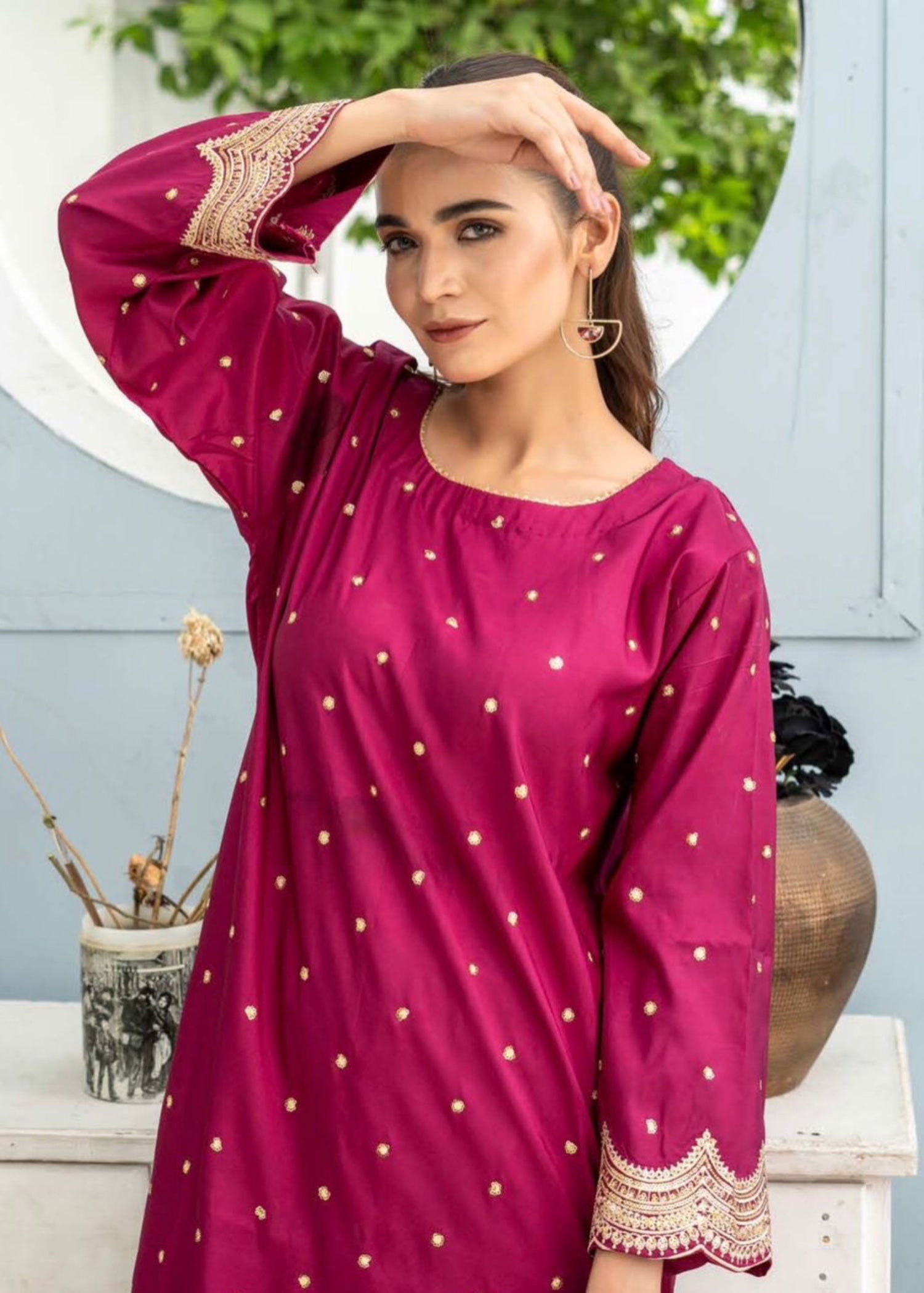 Suits By Sadia Raw silk anari Women 3pcs