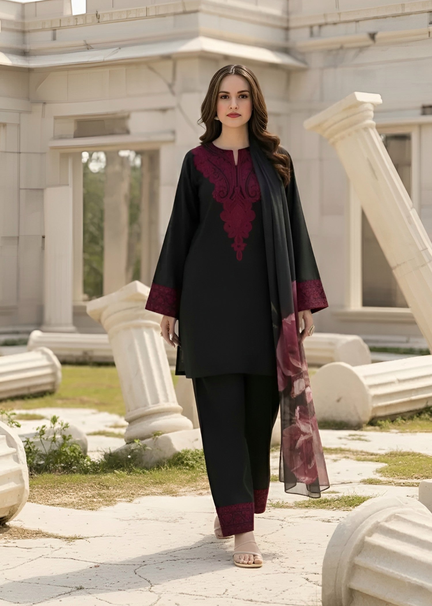 Libas Thread Black Charm Women 3pcs