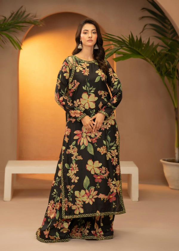 Tng (The Next Generation) Sargoshi | | Stitched | Black Women 2pcs