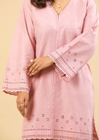 Zenyre Pink Chikankari Set Women 2pcs