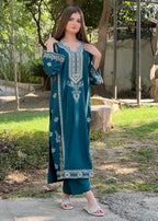 Tehzeeb Libas EMARLD GRACE EMBROIDERED Women 2pcs