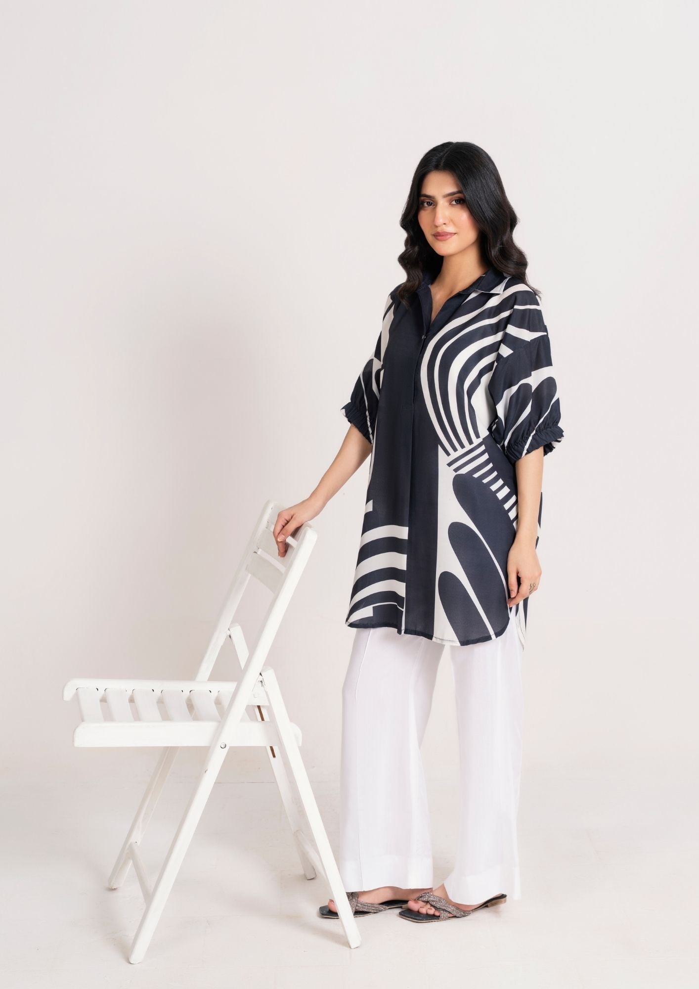 Jupiter Swiss Silk Midnight Monochrome F25 0015 Women 2pcs