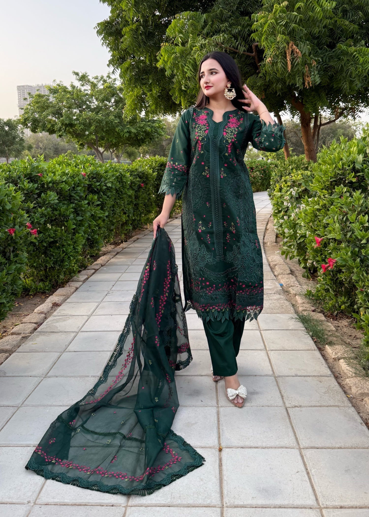 Suits By Sadia GREEN SERENITY Women 3pcs