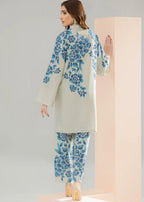 Shanghai Preet Elegant Sky Blue Women 2pcs