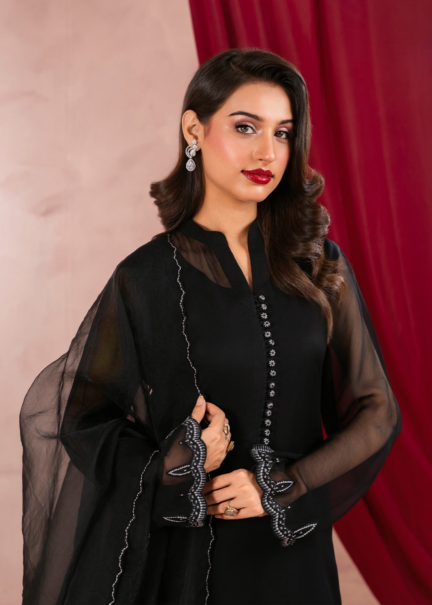 Rang-e-Haya Linear (Black) Women 4pcs