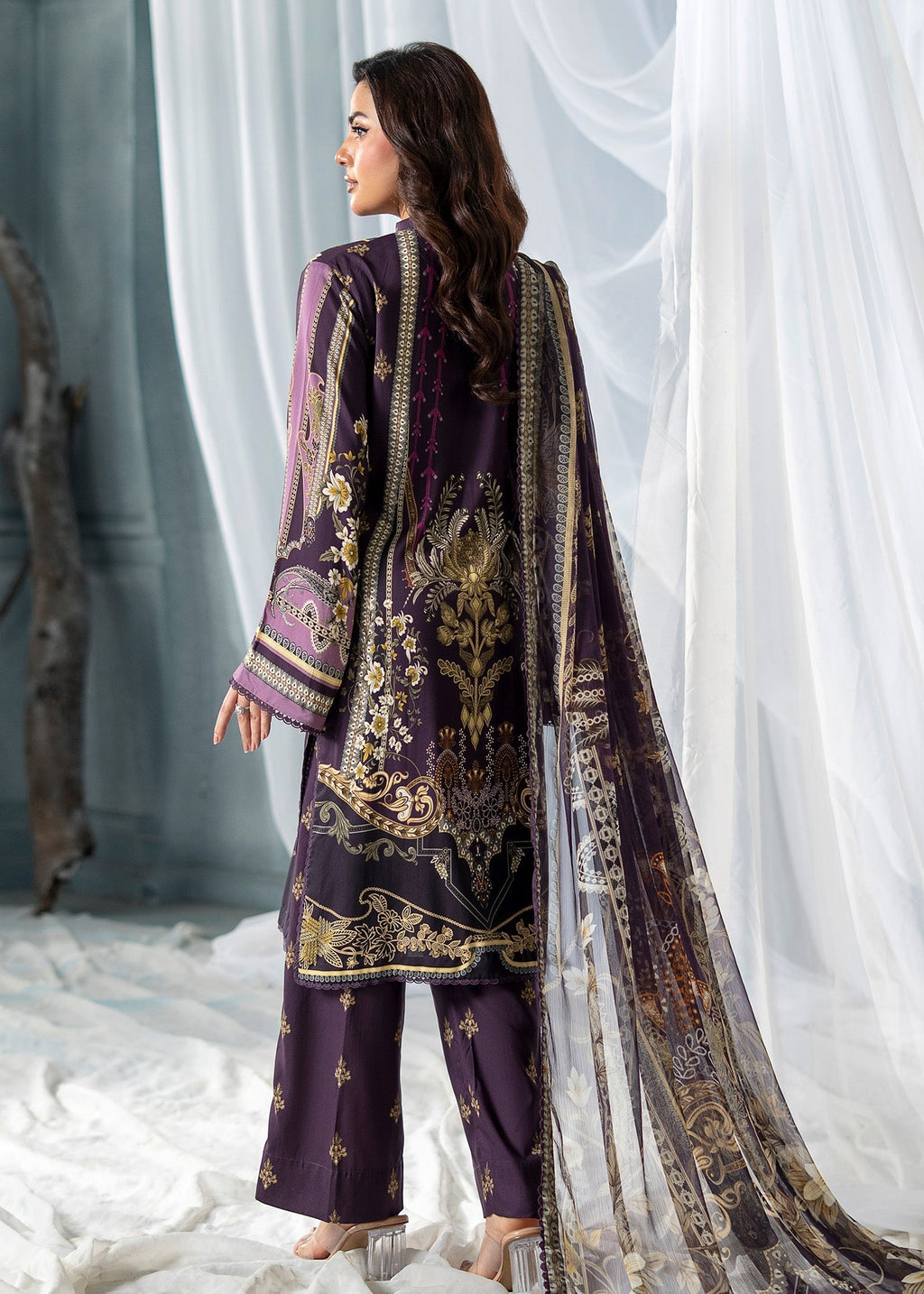 Meerak Pret Royal Plum Women 3pcs