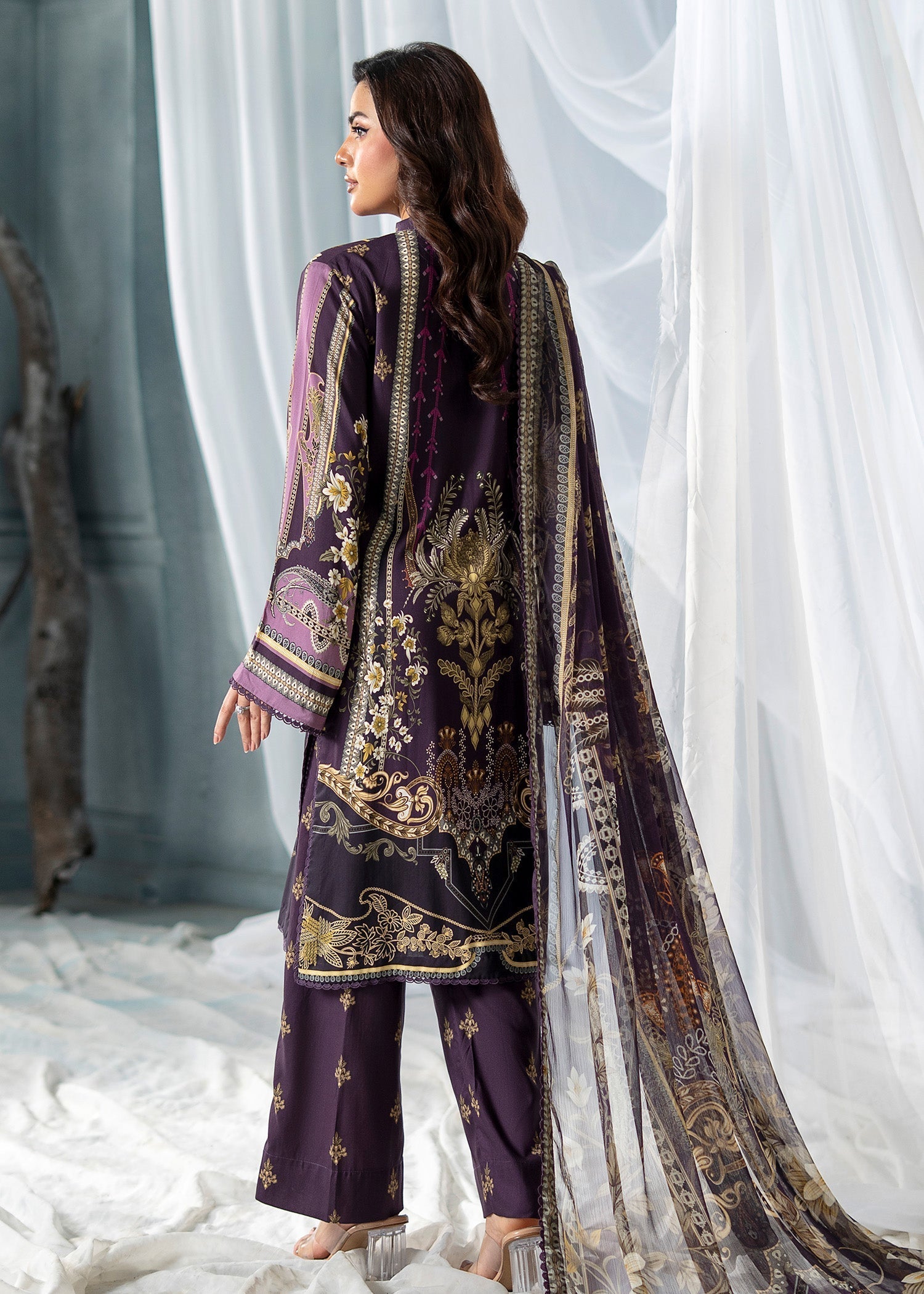Meerak Pret Royal Plum Women 3pcs