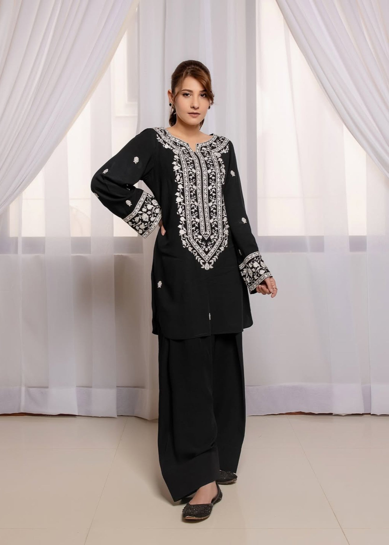 Stylish Collection BLACK ALLURE Women 2pcs