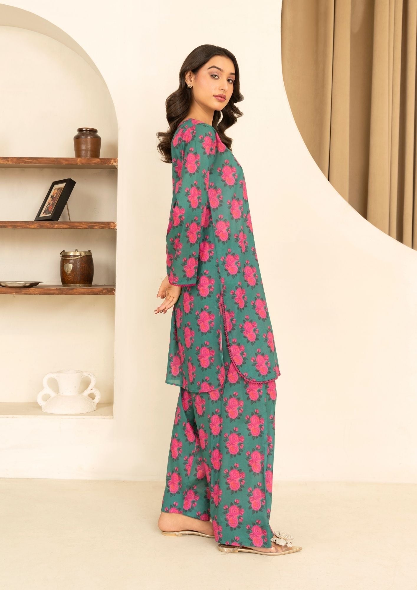 Yolo Pret Digital Print Lawn GULMEENA G25 0031 Women 2pcs