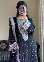 Four Season Boutique HASEENS FARSHY BLACK Women 3pcs