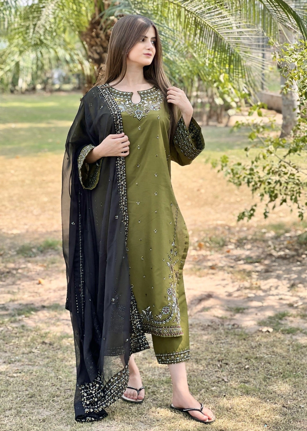 Tehzeeb Libas MAYAL EMBROIDERED Women 3pcs