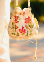 Rivaaj Fashion Luxurious White Dress Sheesha Silk Women 4pcs