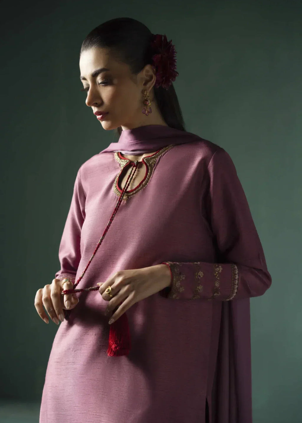 Jahaan Mauve Women 3pcs
