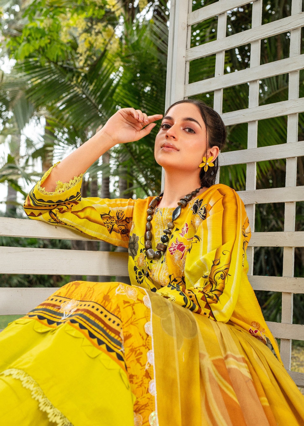 Ayeza Collection Yellow Kurta Set 02 Women 3pcs