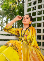 Ayeza Collection Yellow Kurta Set 02 Women 3pcs