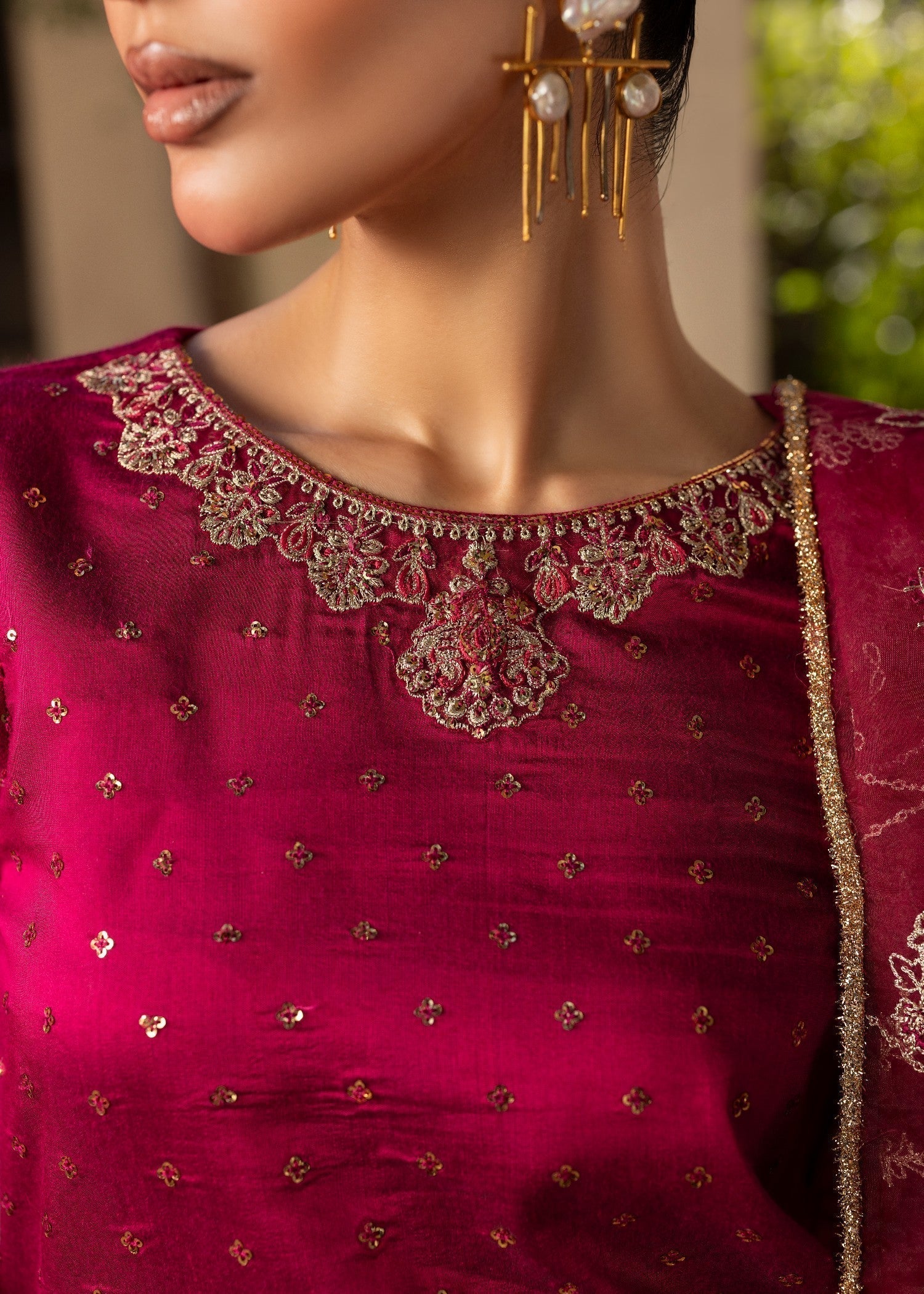 Diara Couture GULRUKH DF 57 MAGENTA Women 3pcs