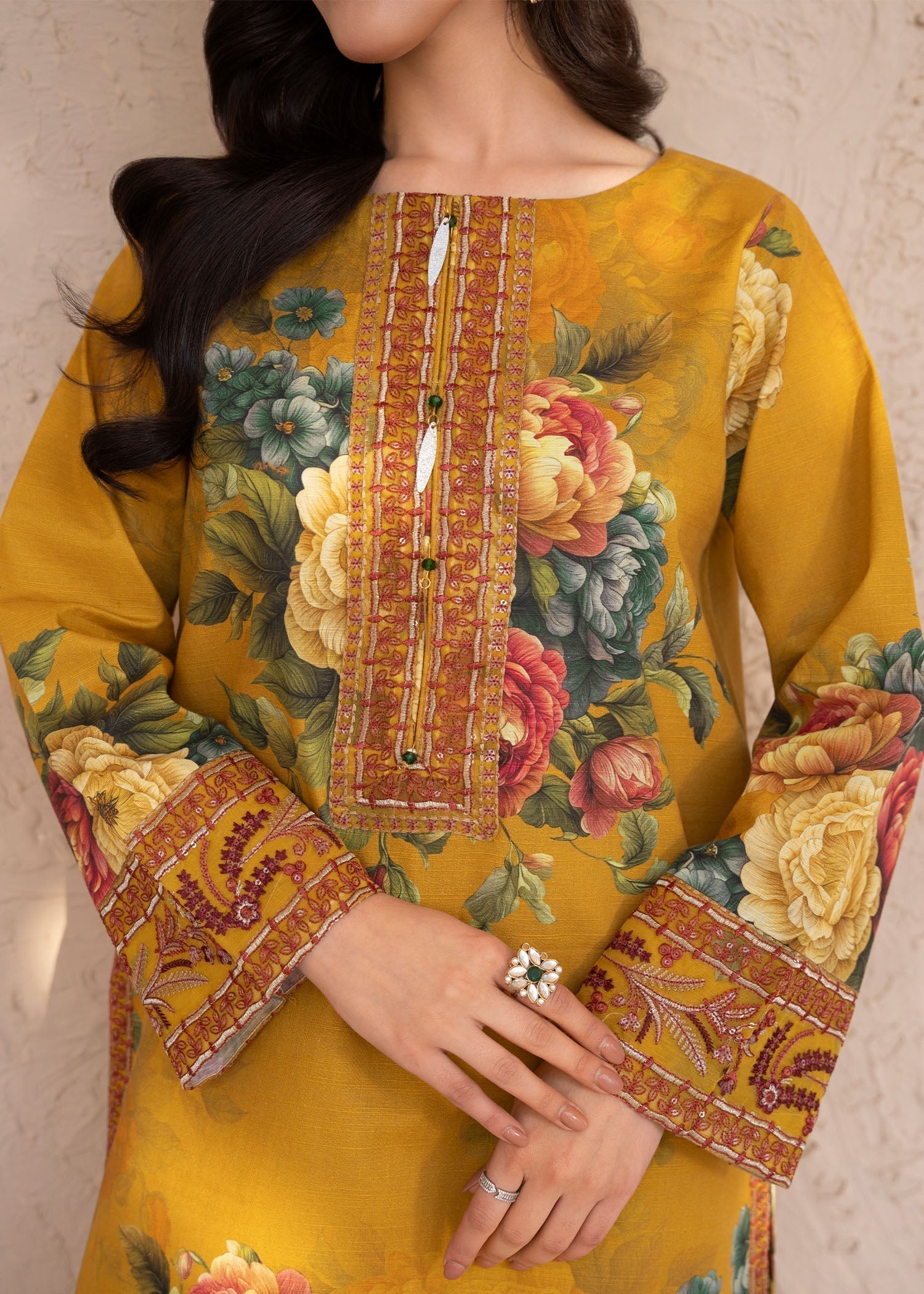 Meerak Pret Khaddar 206 Women 3pcs